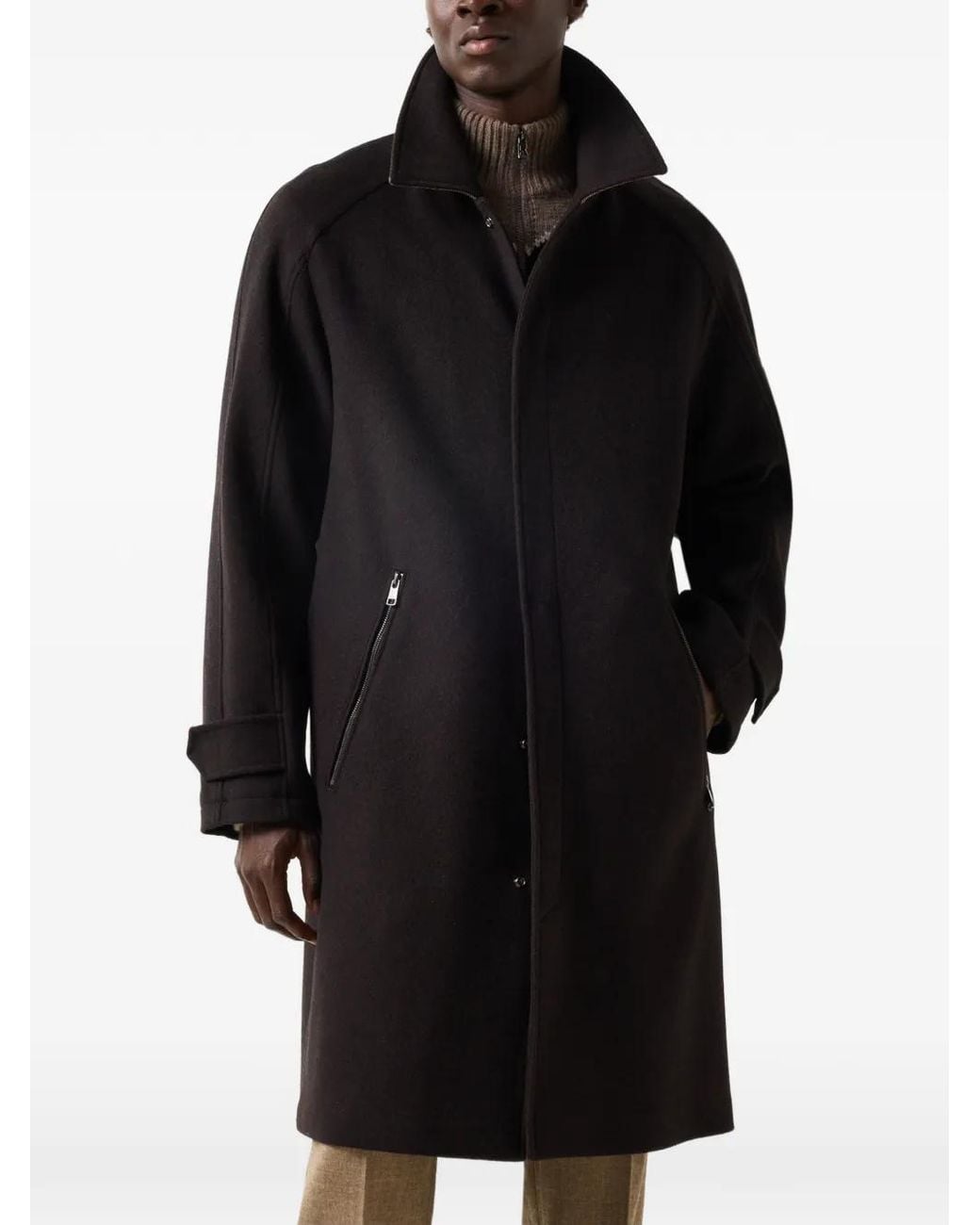 Bogner Black Tilo Single-Breasted Coat for men