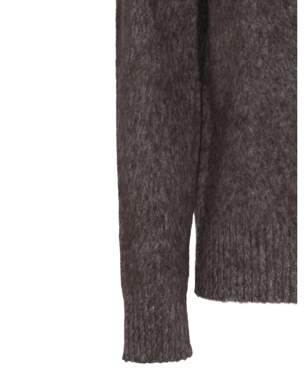 Piacenza Cashmere Gray Cashmere Sweater for men