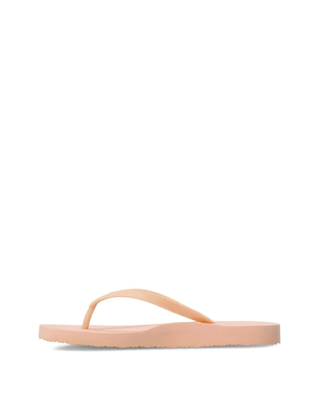 Tommy Hilfiger Pink Logo-Embossed Strap Flip-Flops