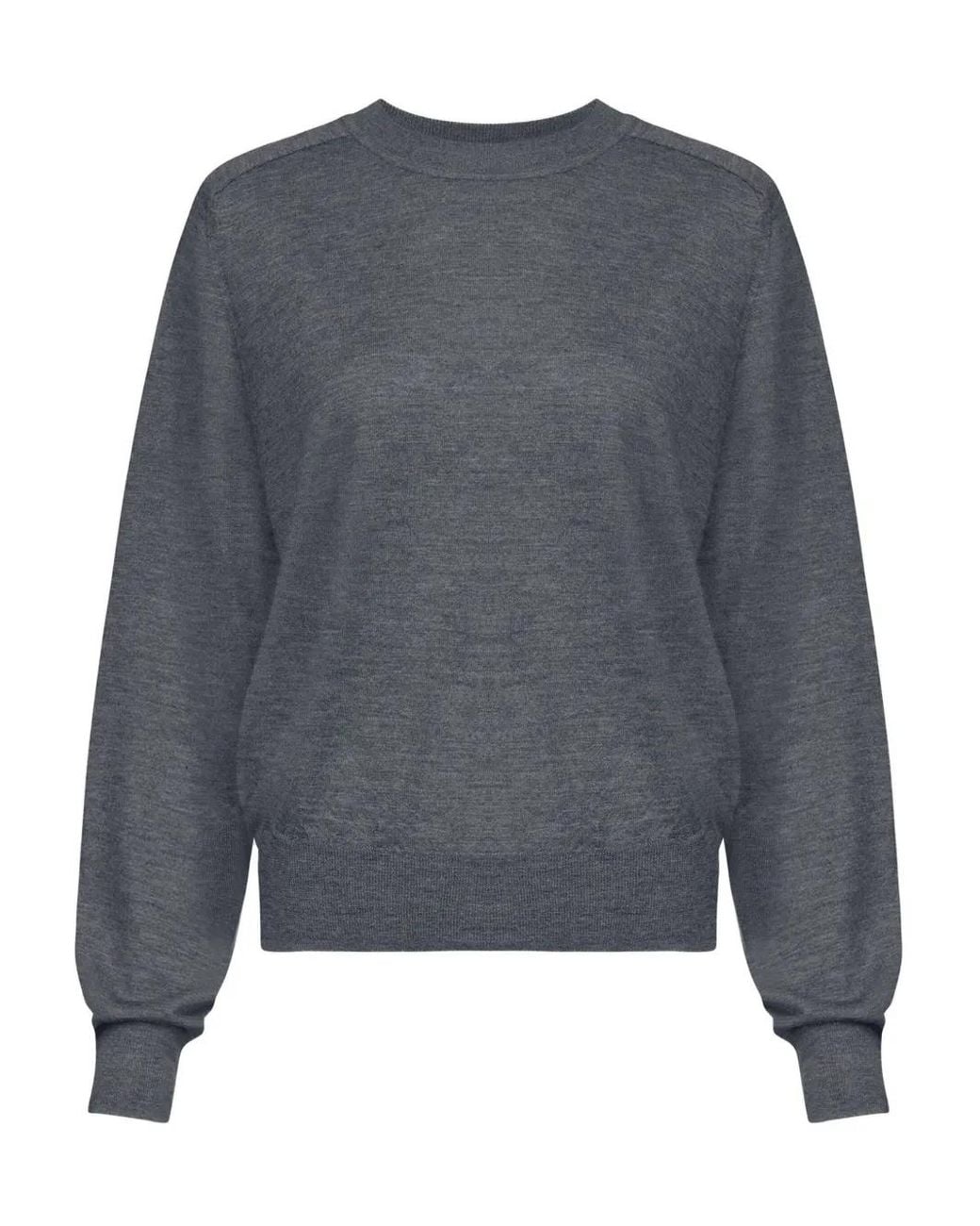 Loulou de Saison Gray Angus Crew-Neck Cashmere Sweater
