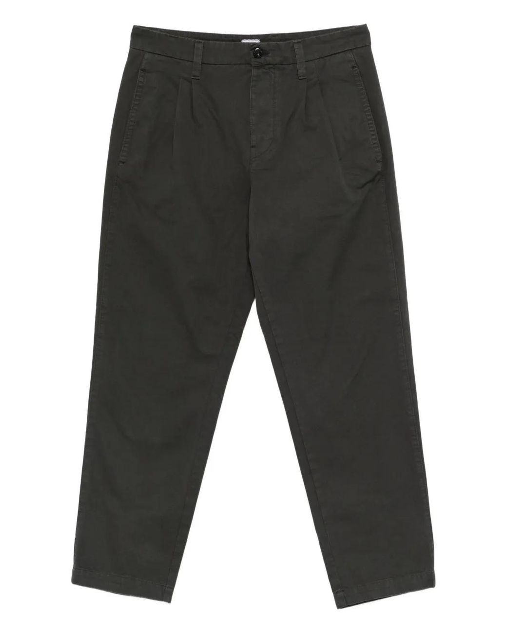 C P Company Gray C.P.Company Pleated Trousers for men