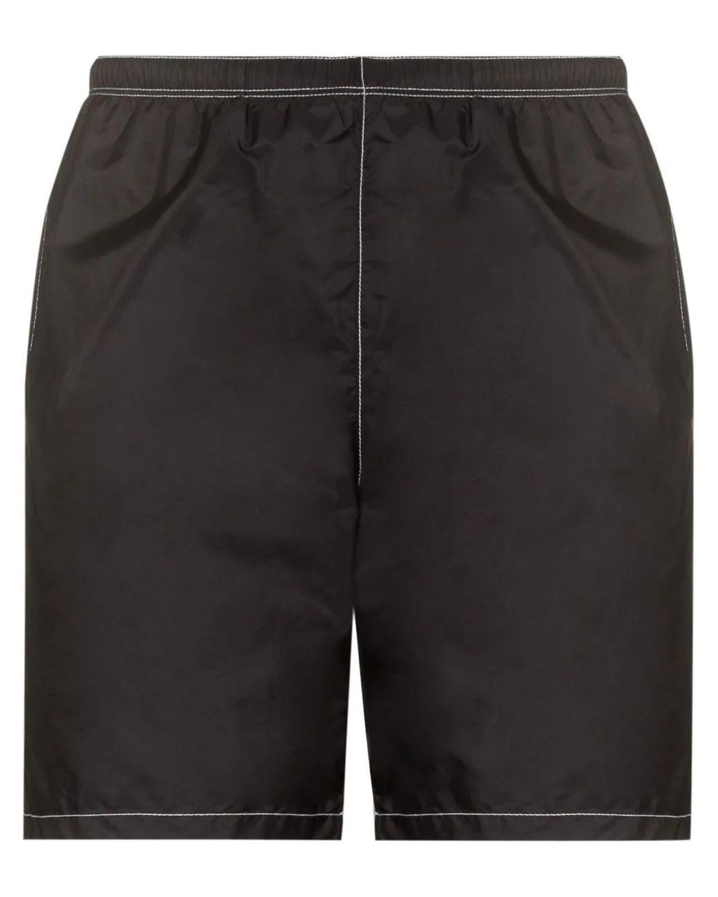 Prada Black Re-nylon Swim Shorts - Men's - Recycled Polyamide for men