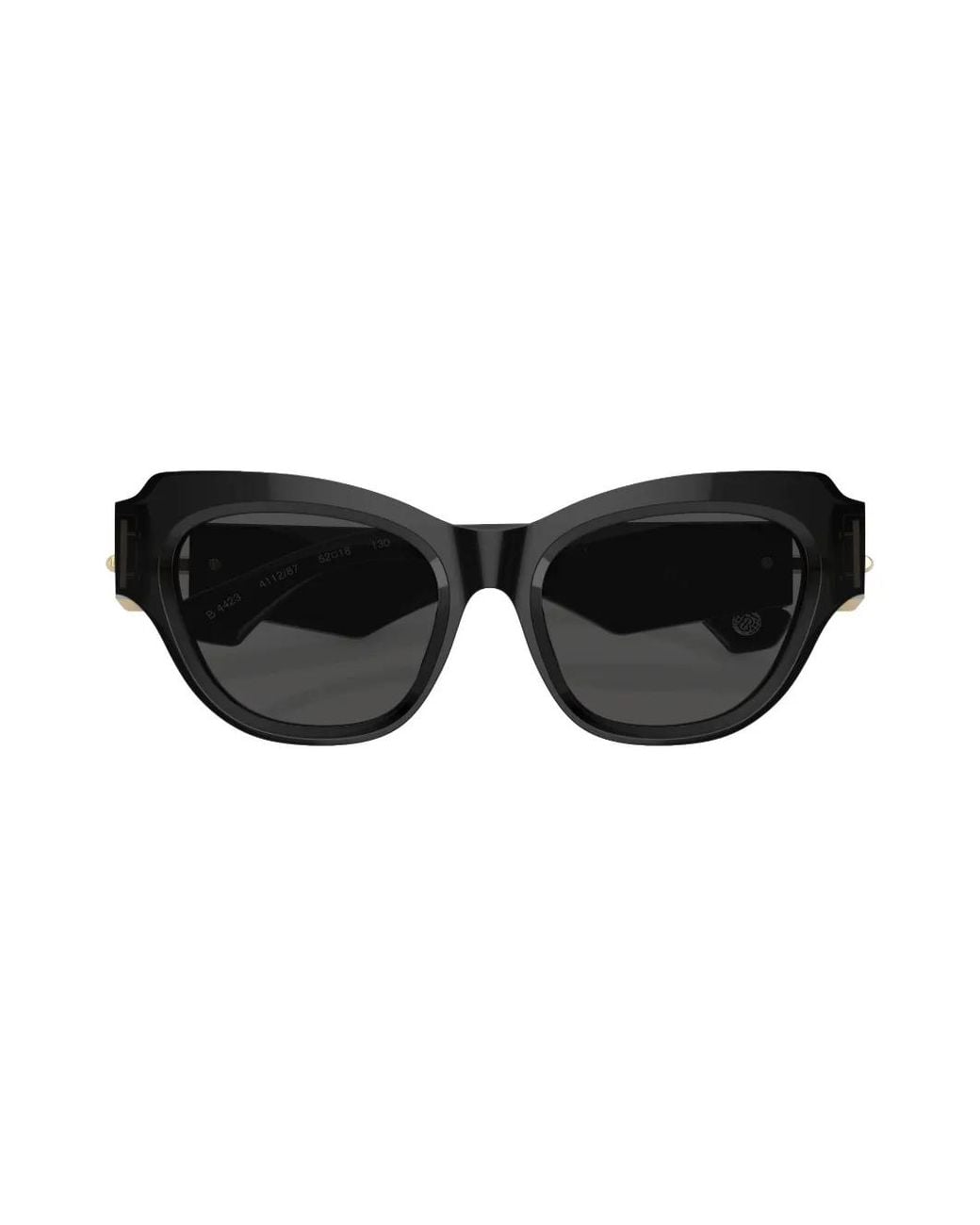 Burberry Black Rose Monogram Cat-Eye Sunglasses