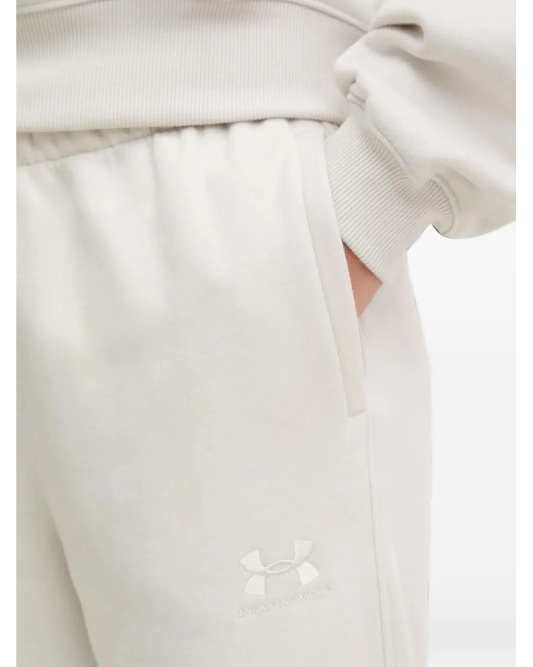 Under Armour White Icon Vida Track Pants