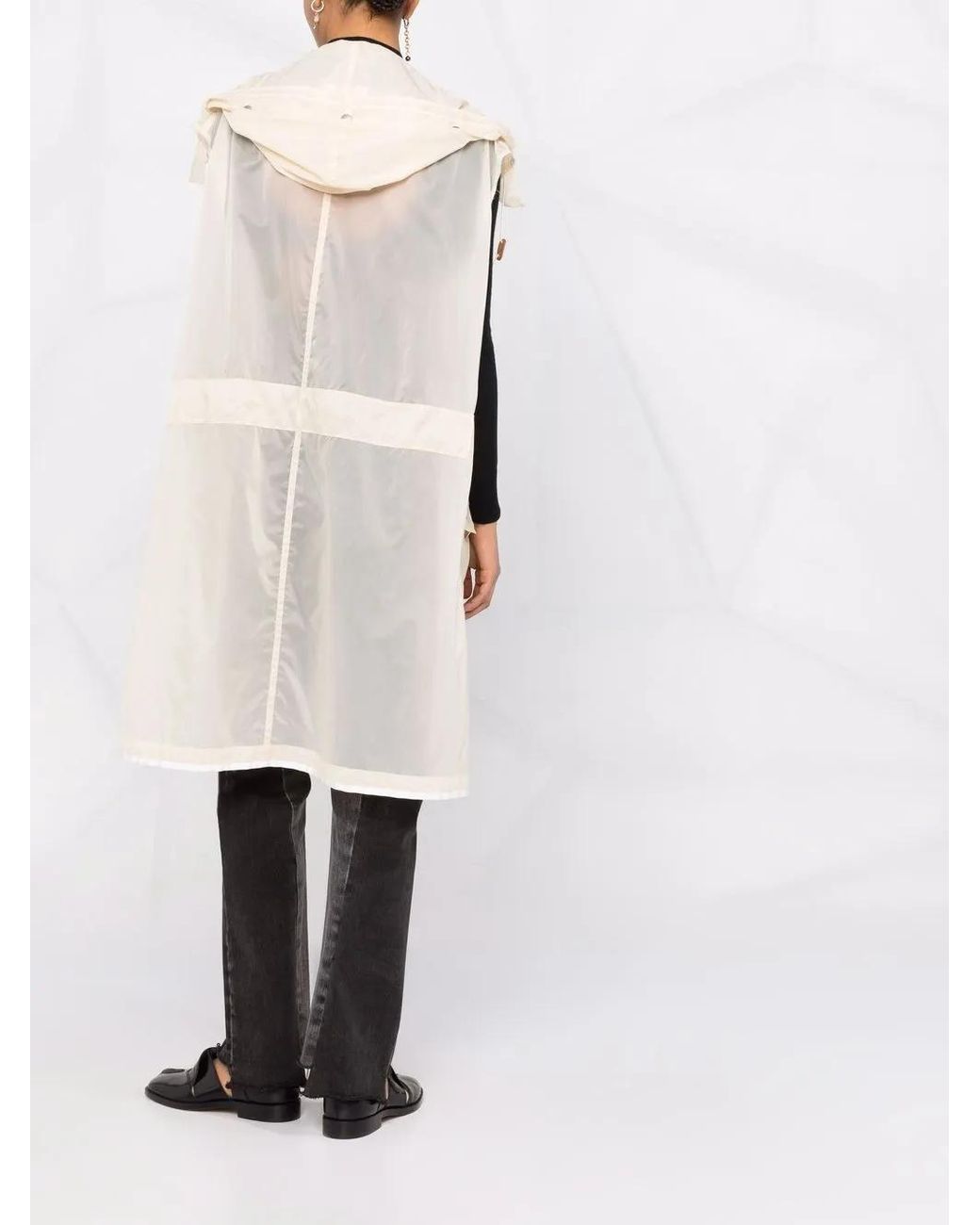 Gabardina Con Capucha Y Cinturón Maison Margiela de color Multicolor
