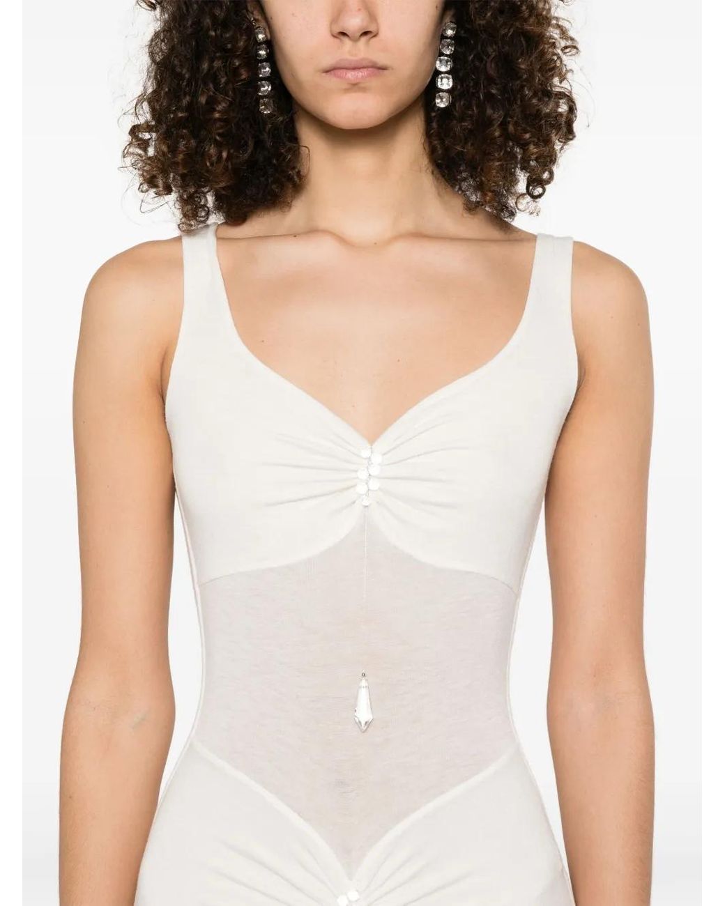 MANURI Kristen 2.5 Jurk in het White