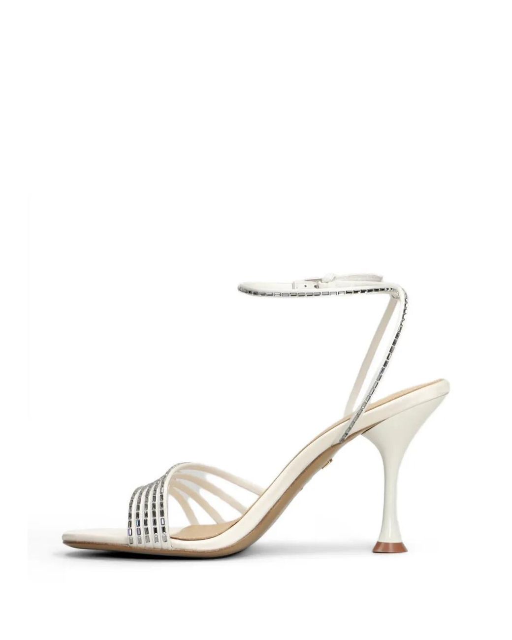 Lola Cruz White Sandales Emma