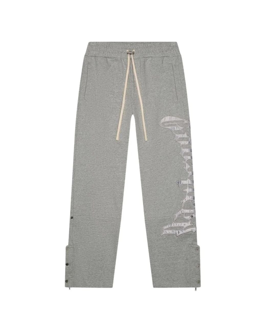 Godspeed Gray Logo Track Trousers for men