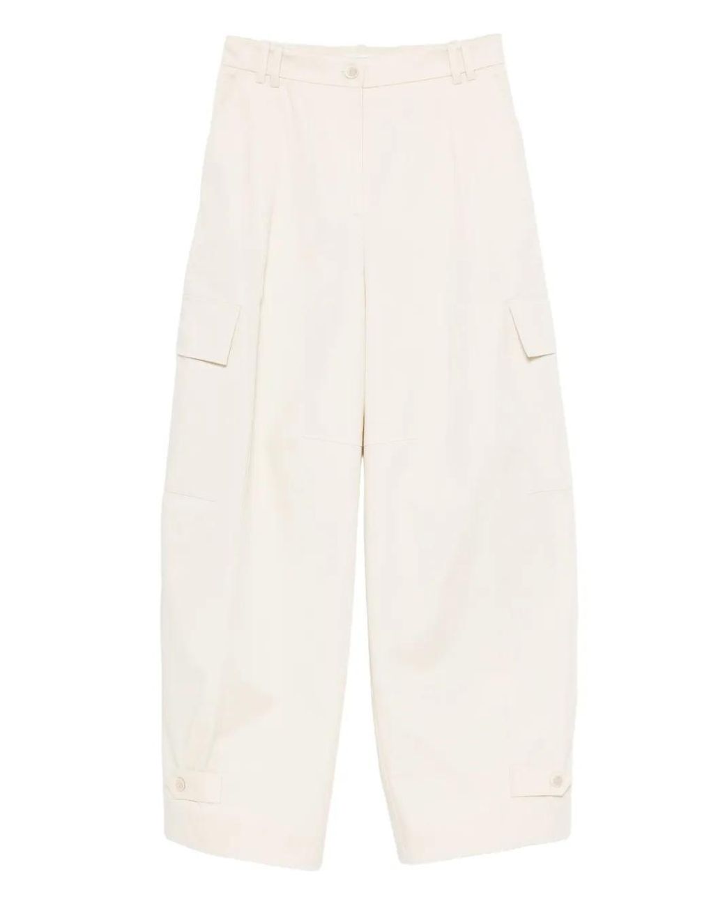 P.A.R.O.S.H. White Cargo Trousers