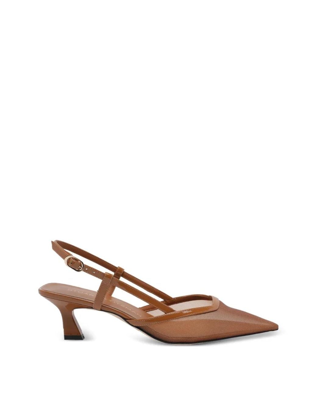 Stuart Weitzman Brown Vinnie Pointed-Toe Pumps