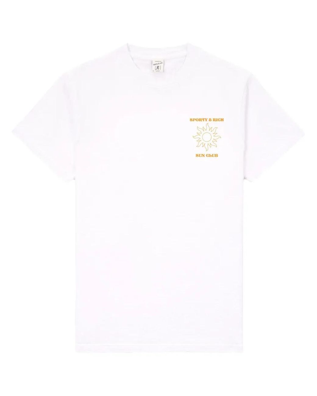 Sporty & Rich White Sun Club Cotton T-shirt