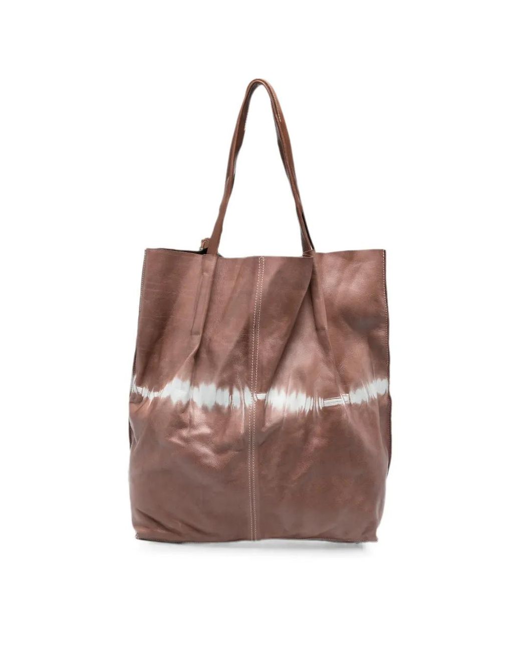 SOMMET Brown Nara Tie-Dye Shoulder Bag