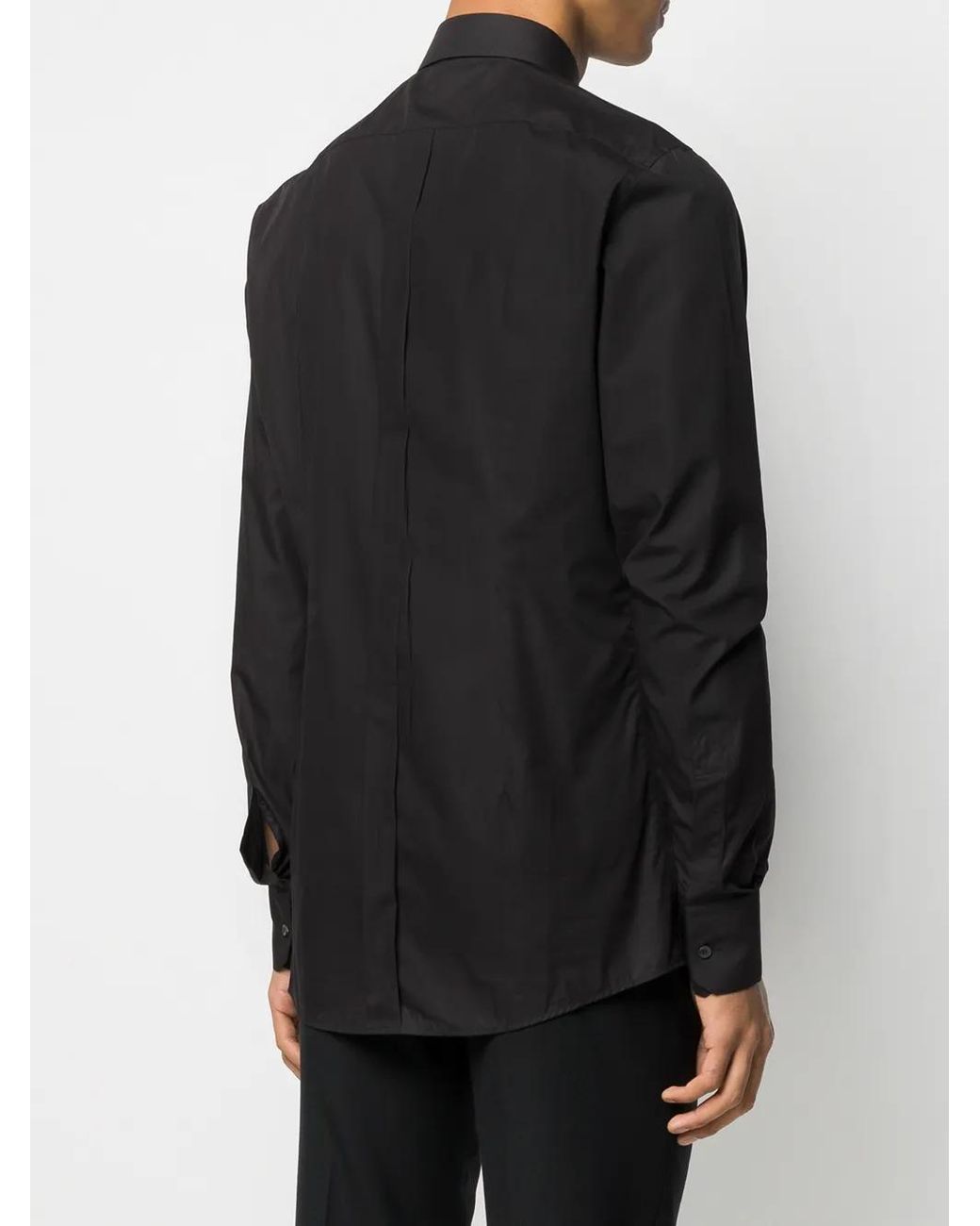 Dolce & Gabbana Effen Overhemd in het Black voor heren