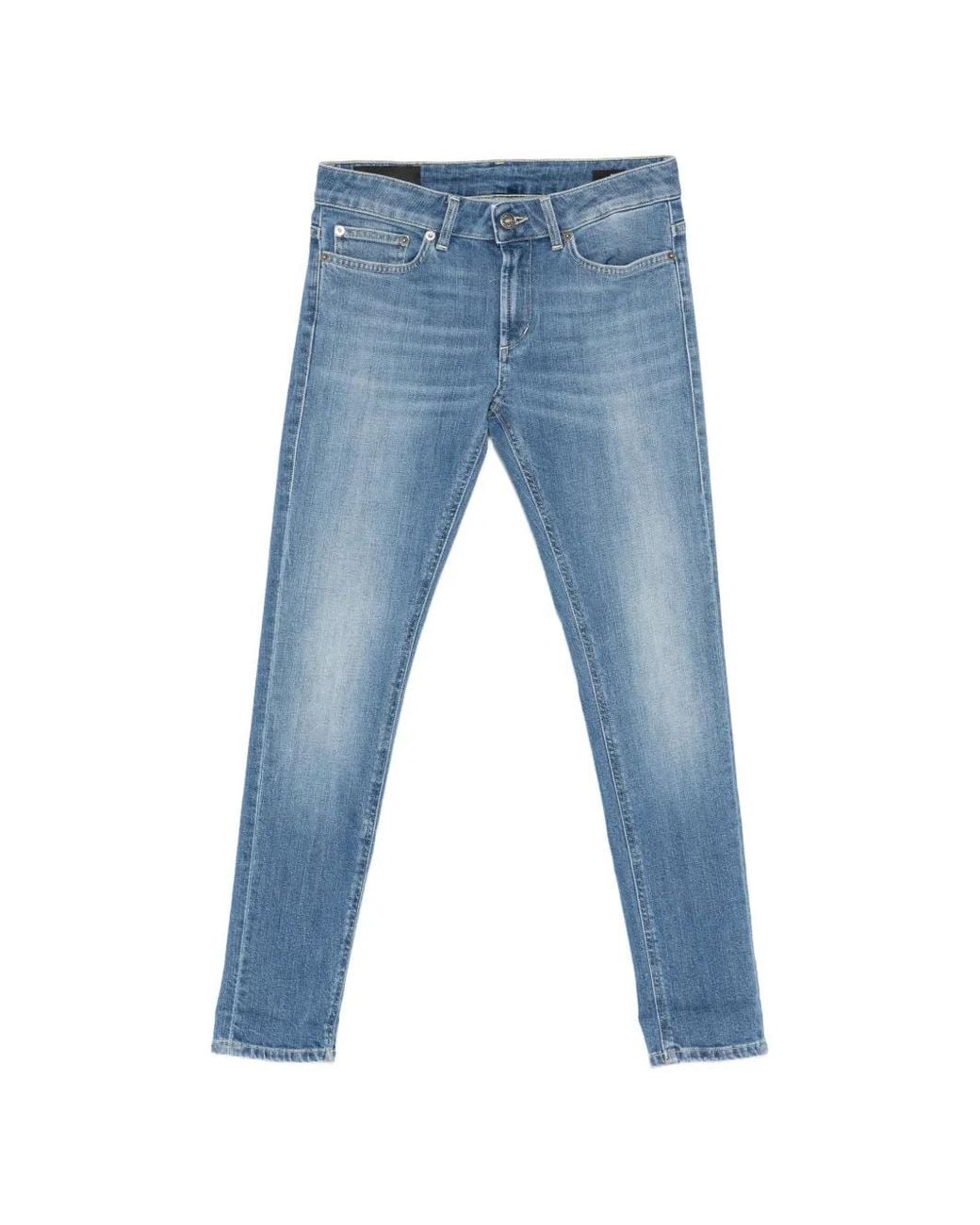 Dondup Blue Strech Cotton Jeans