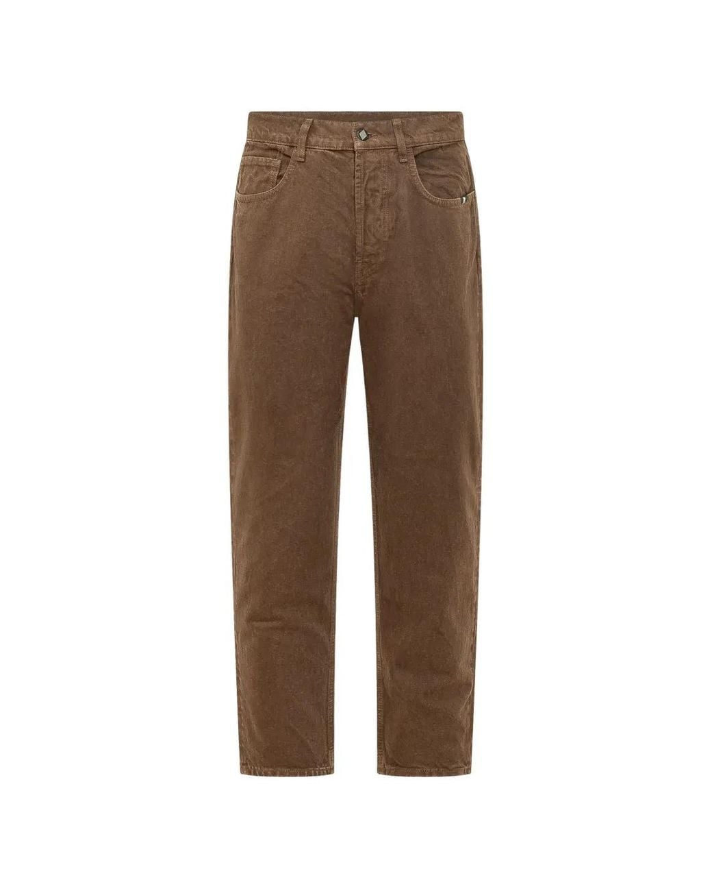 AMISH Brown Jeremiah Straight Jeans for men