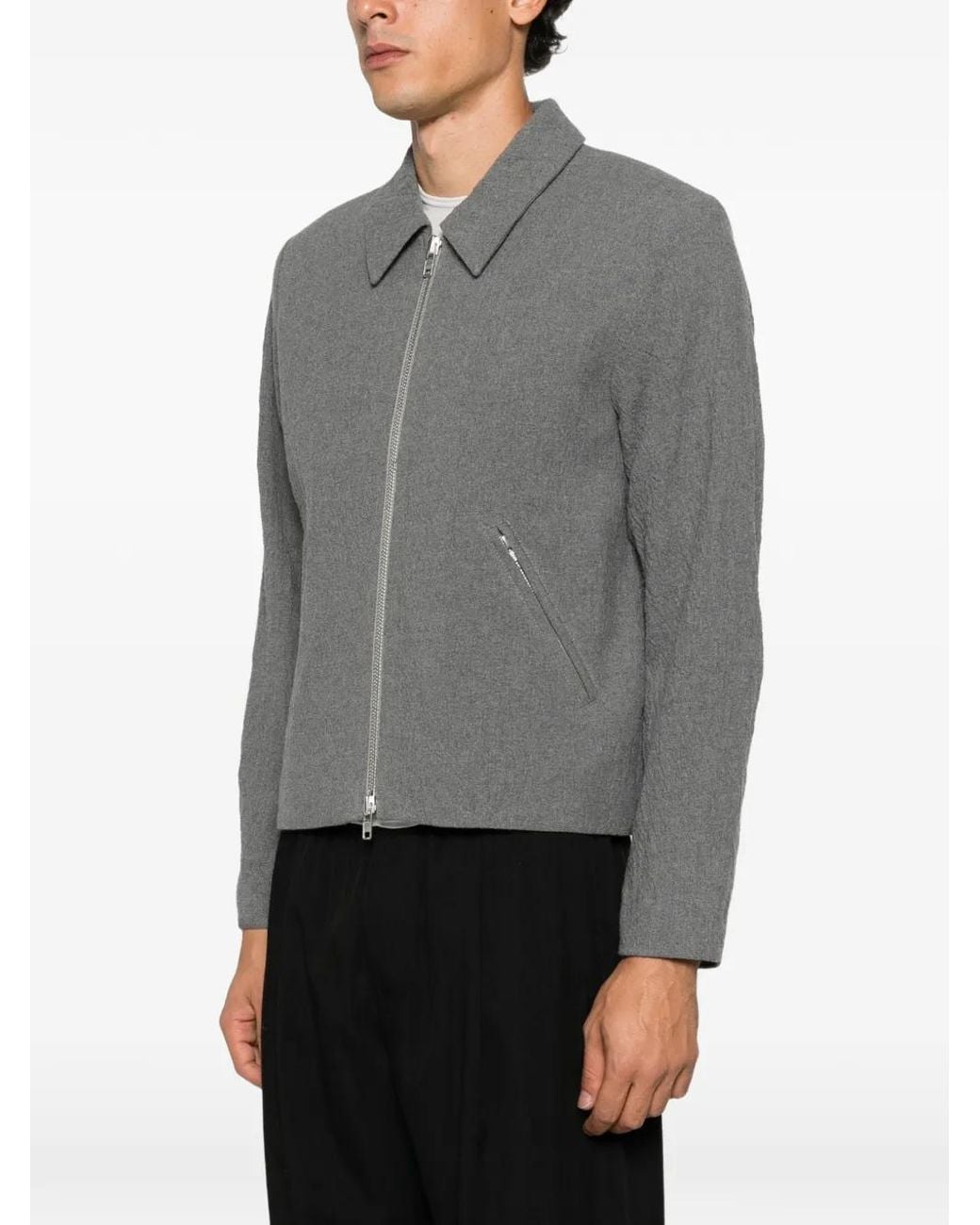 Won Hundred Gray Dutton Zip-Up Jacket for men