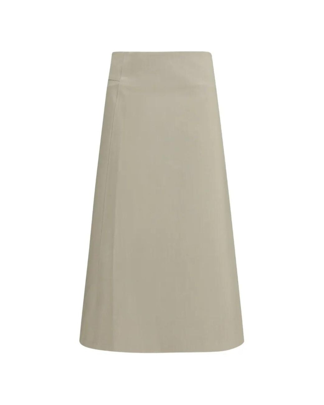 Rier Natural Cotton A-Line Skirt