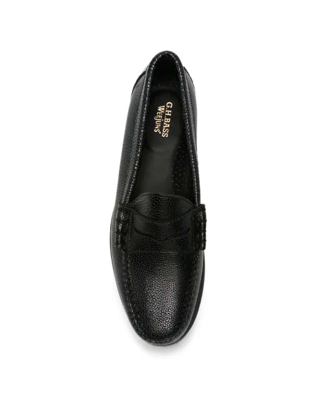 G.H.BASS Black Weejuns Larson Penny Loafers for men
