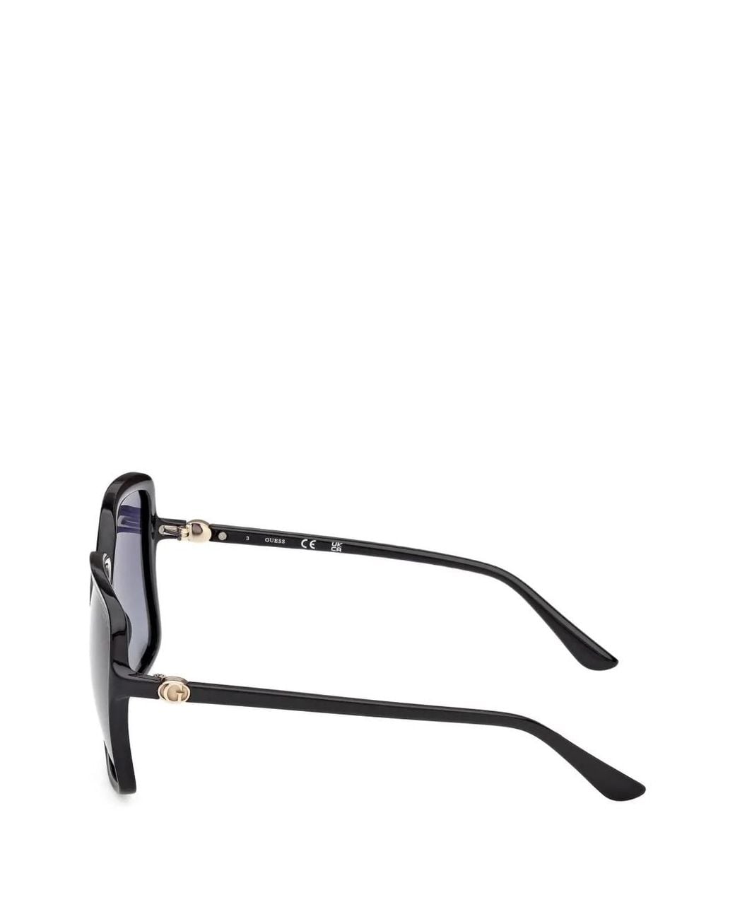 GUESS EYEWEAR Blue Square-Frame Sunglasses