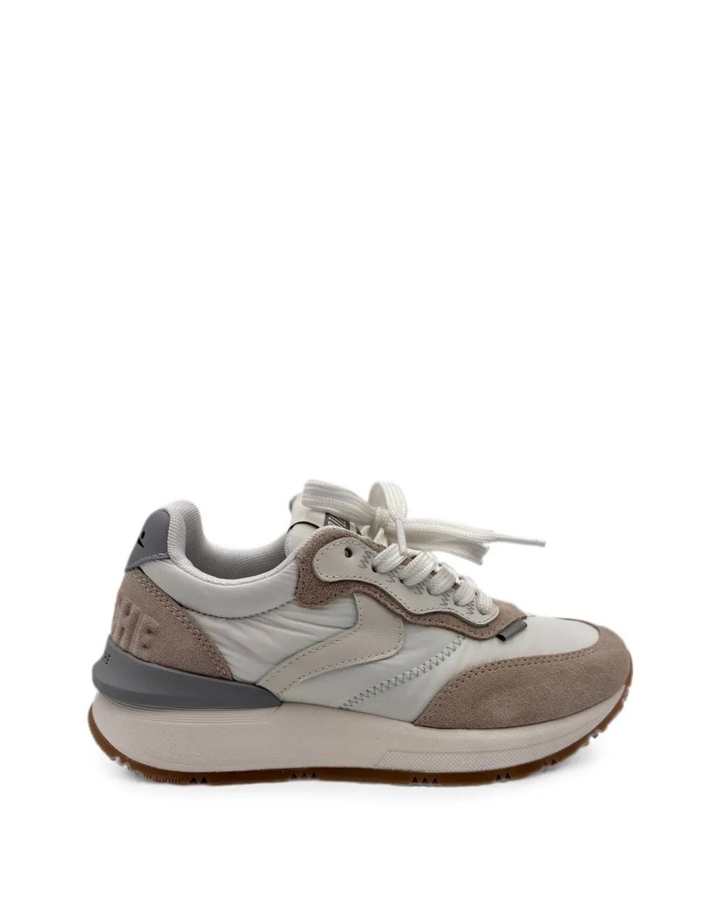Voile Blanche Gray Qwark Panelled Sneakers