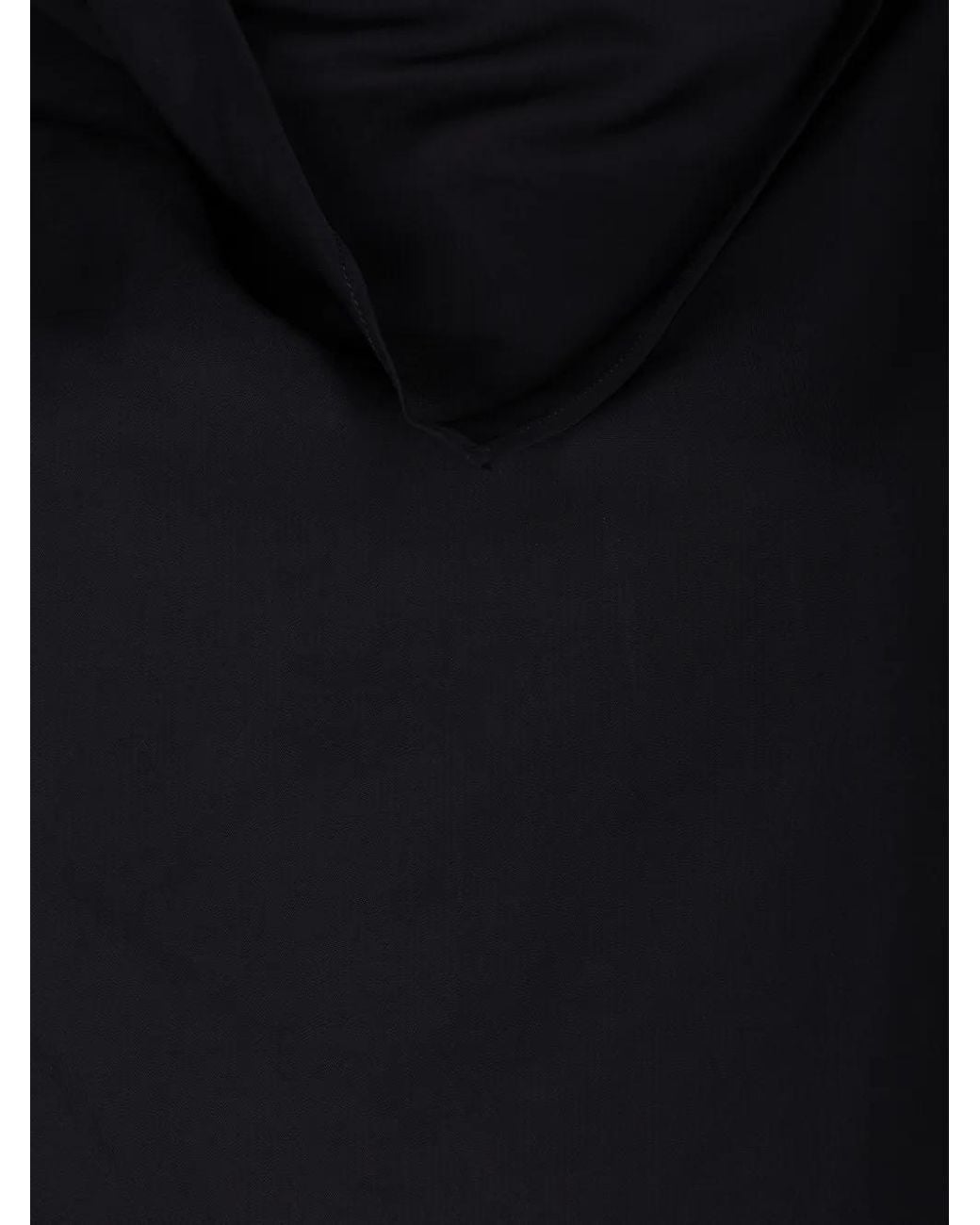 Co. Black Draped-Back Top