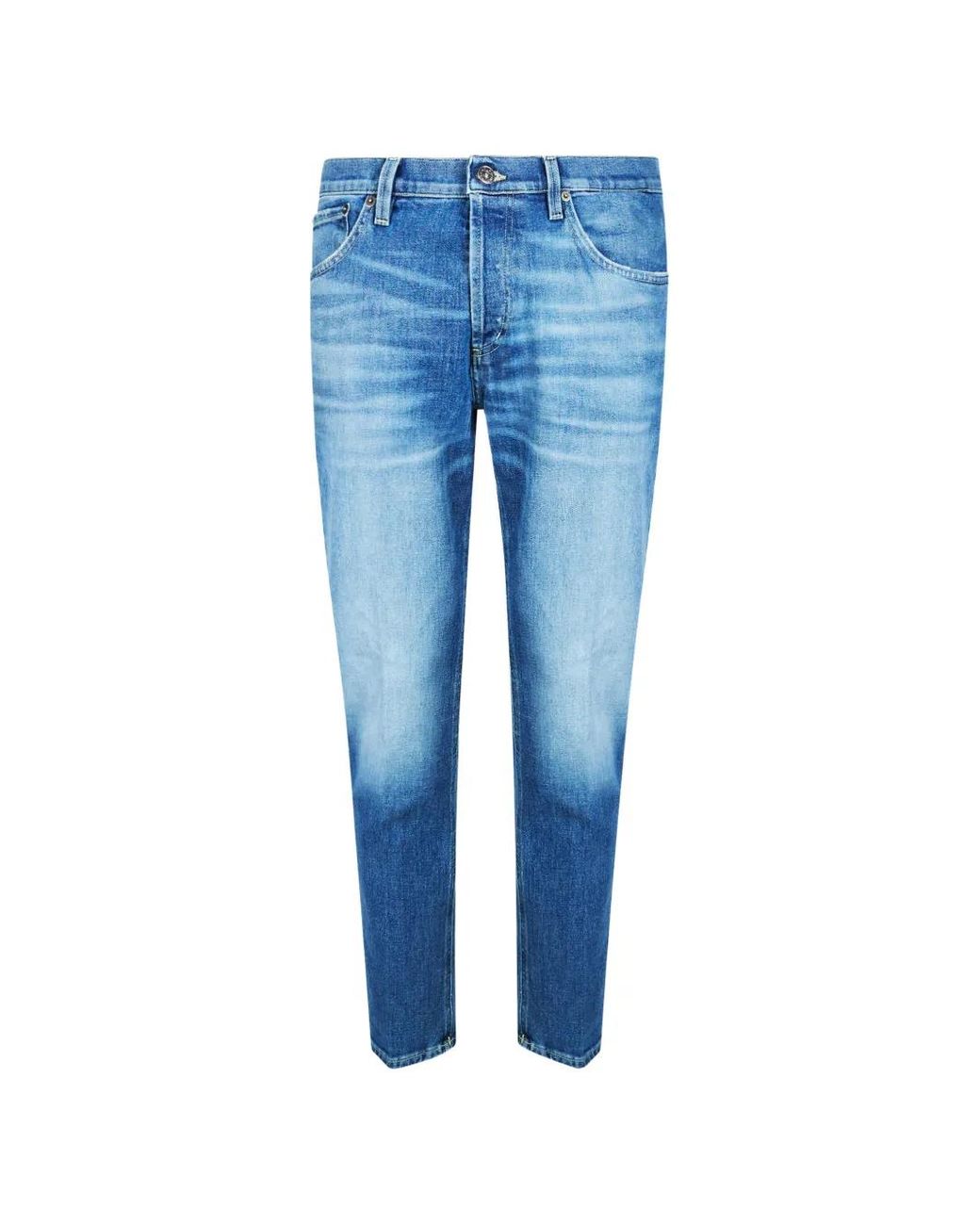 Dondup Blue Brighton Carrot Jeans for men