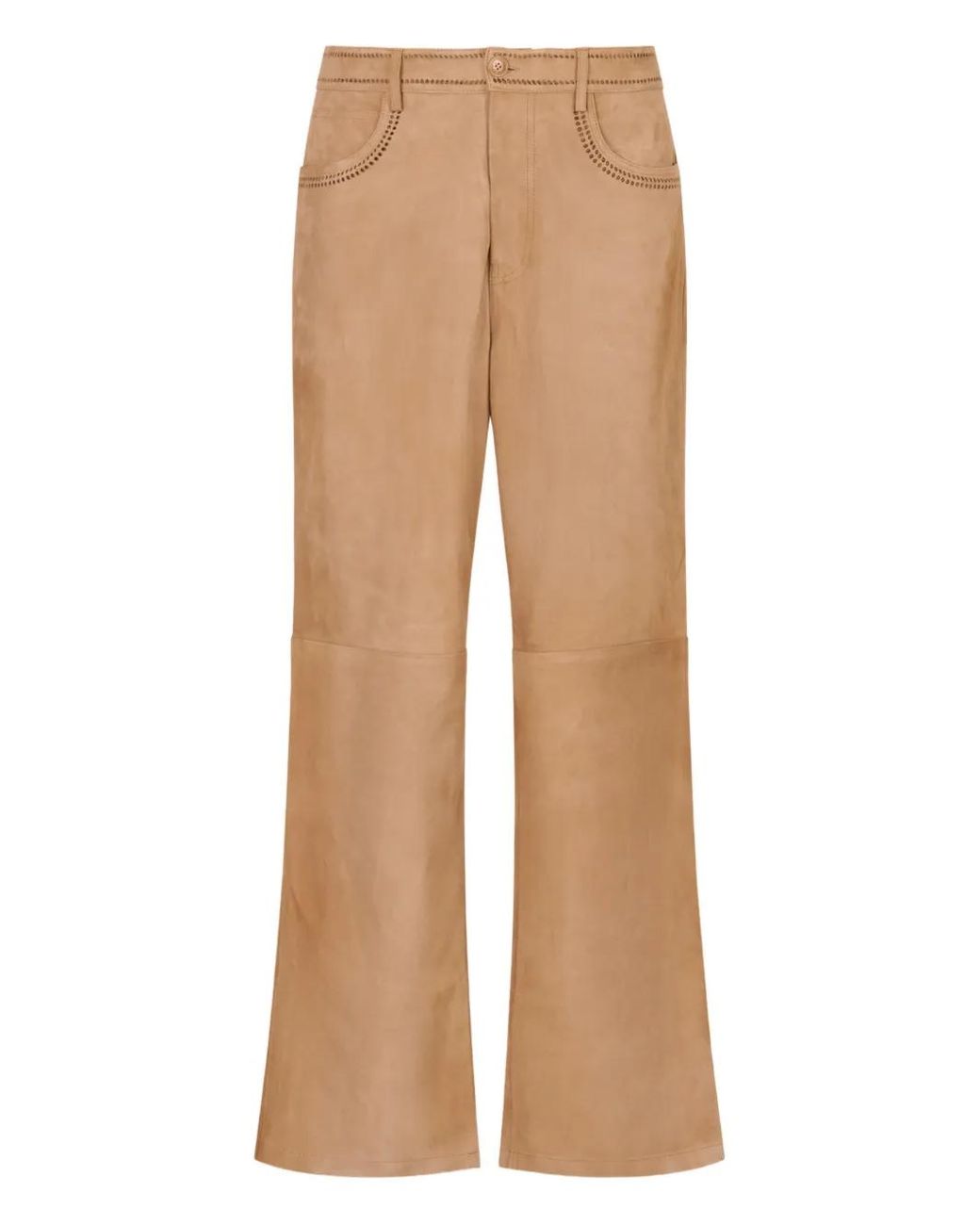 Marni Natural Cutout-Detail Trousers for men