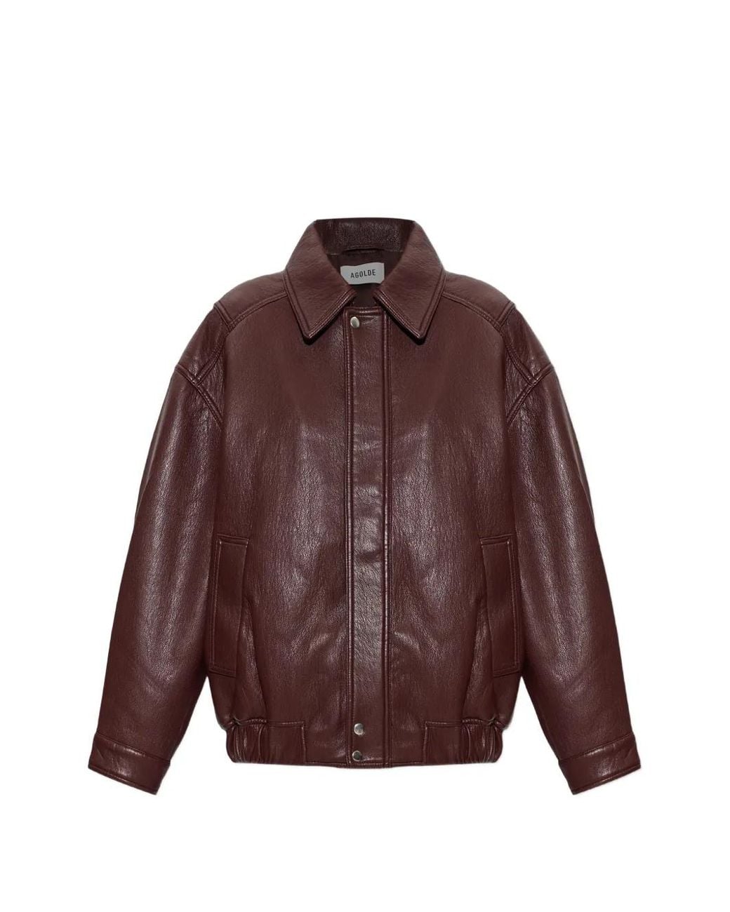 Bomber Ona di Agolde in Purple