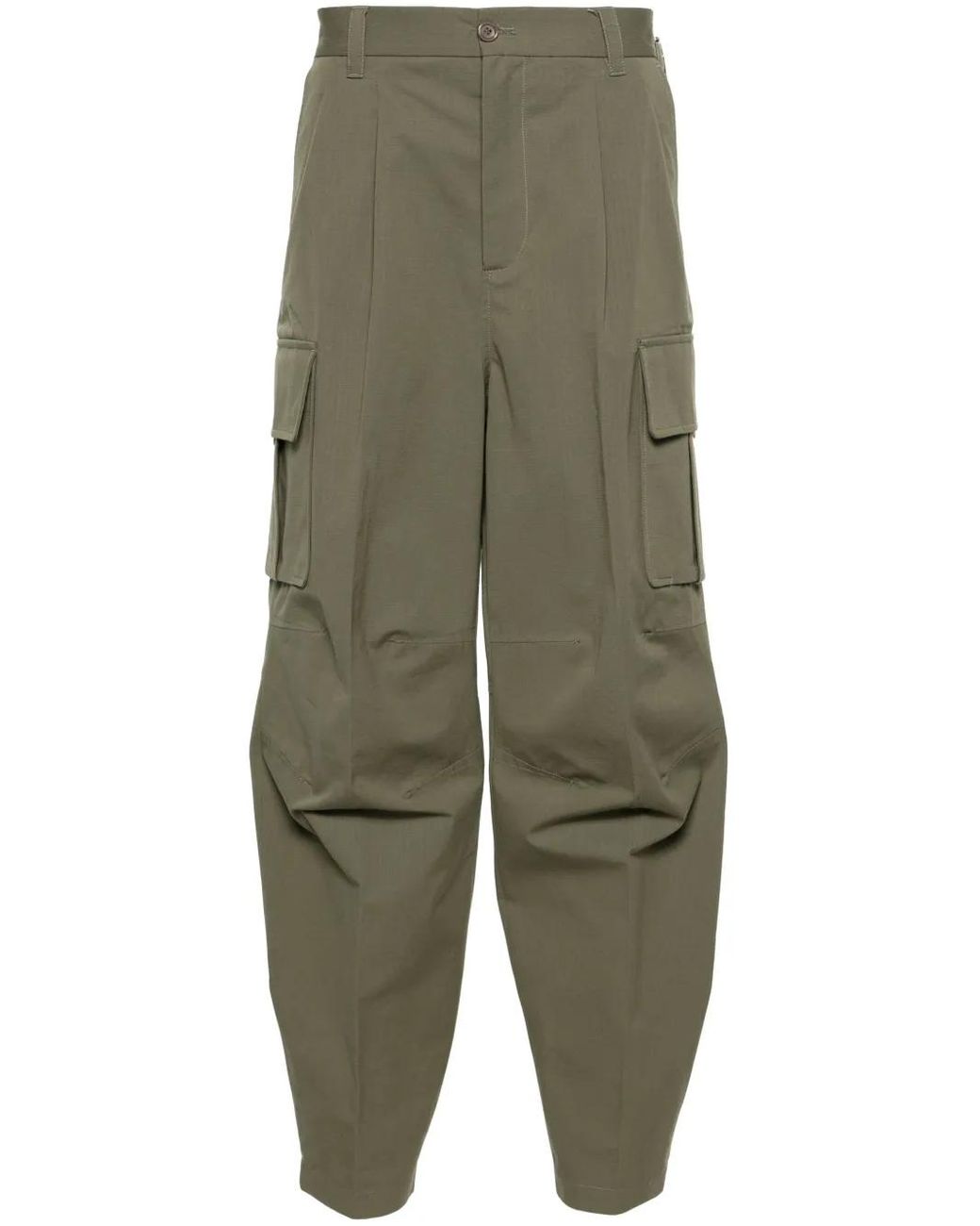Gucci Mid Waist Cargo Broek Met Vlakken in het Green voor heren