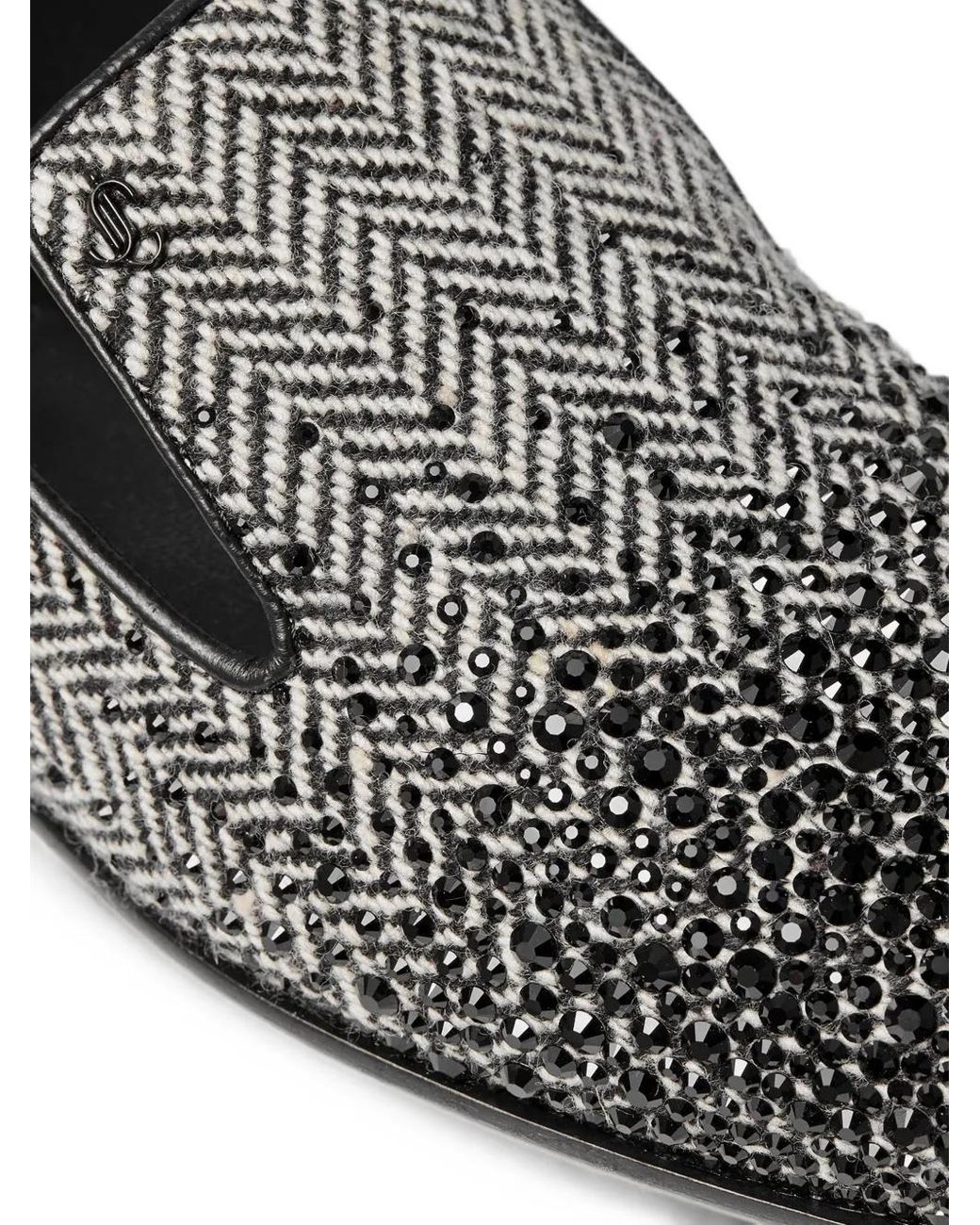 Jimmy Choo Black Eliot Slippers F