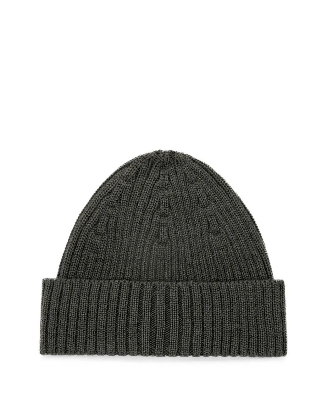 Maison Kitsuné Green Fox Head Large Beanie for men