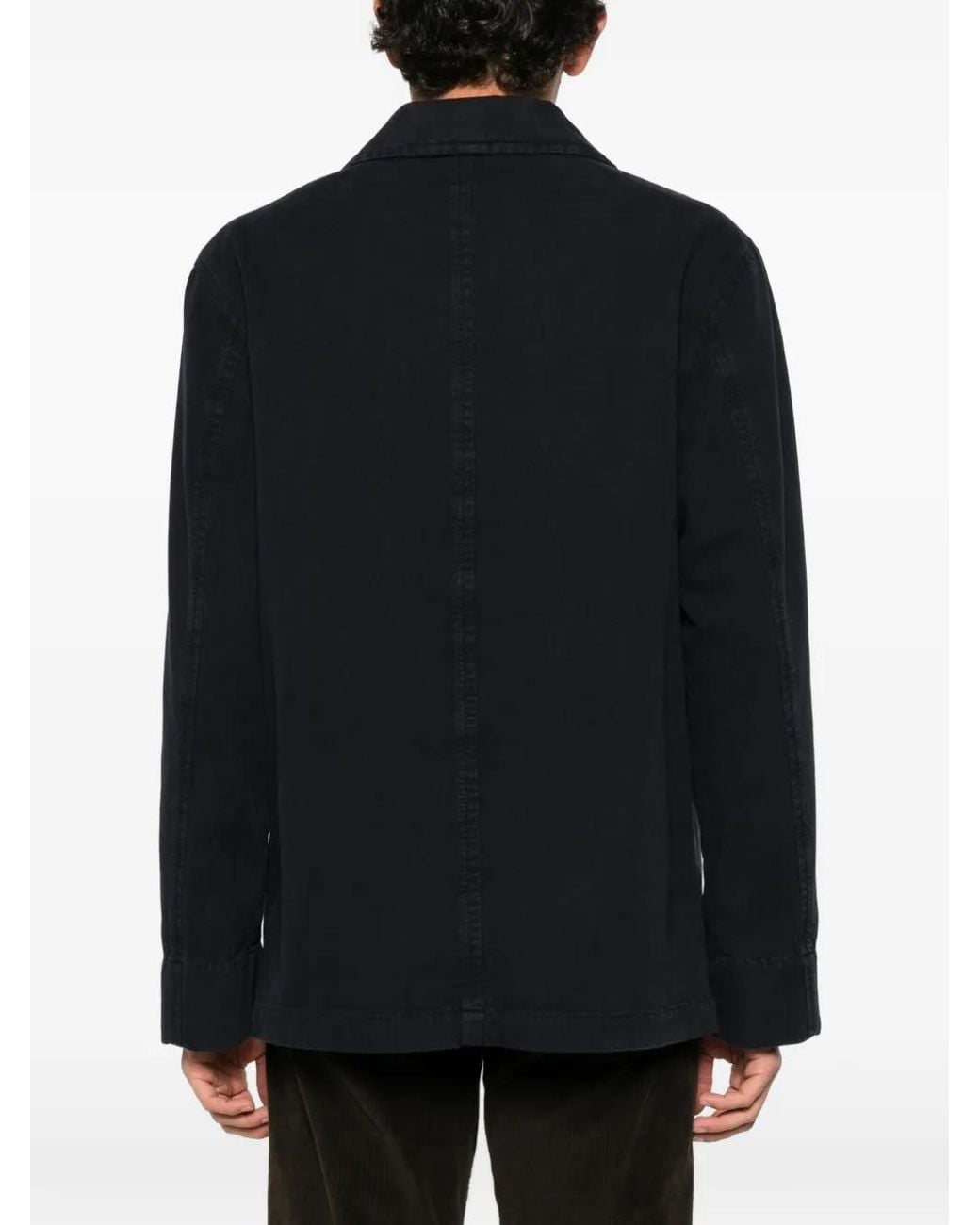 The Row Black Norlin Double-Breasted Jacket for men