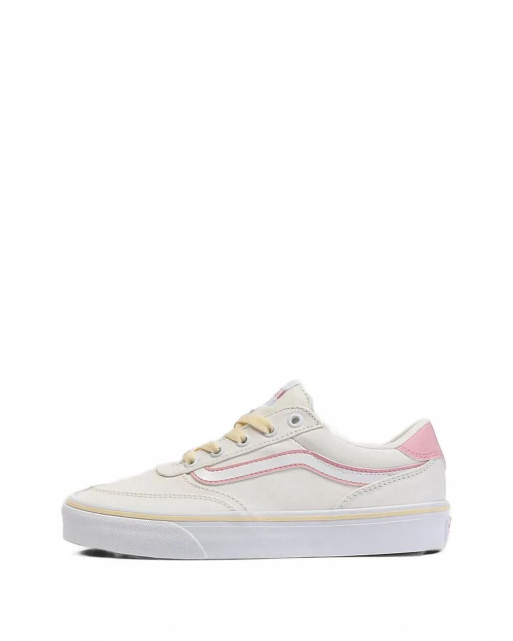 Vans White Brooklyn Ls Low Sneakers