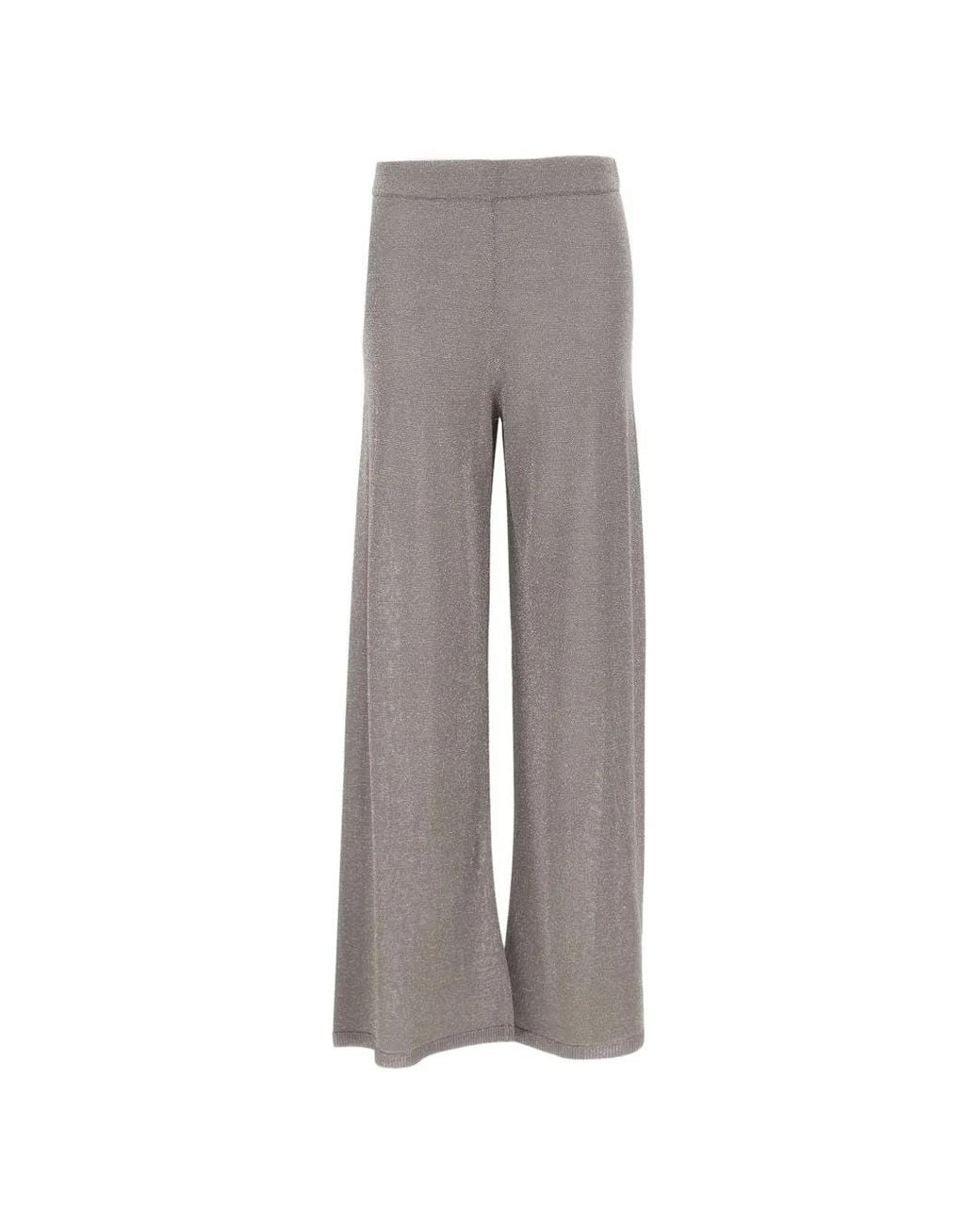 Kangra Gray Elasticated Palazzo Pants