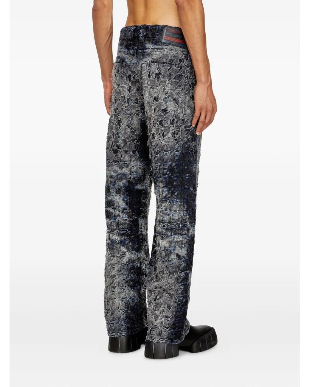 DIESEL Gray D-Eeper 1980 Jeans for men