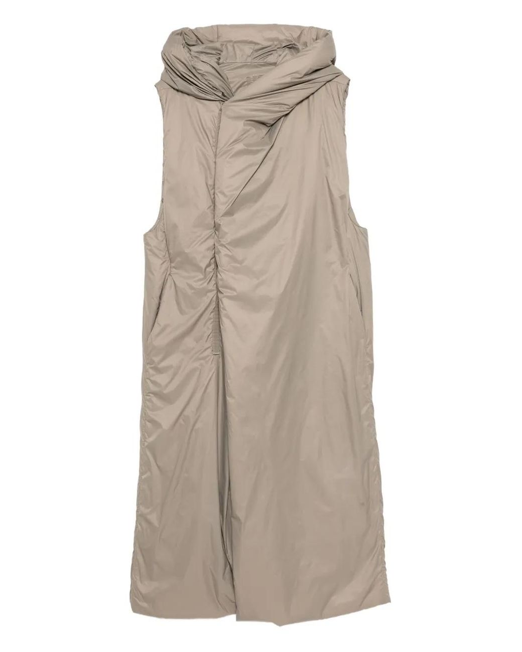 Rick Owens Natural Hooded Coat