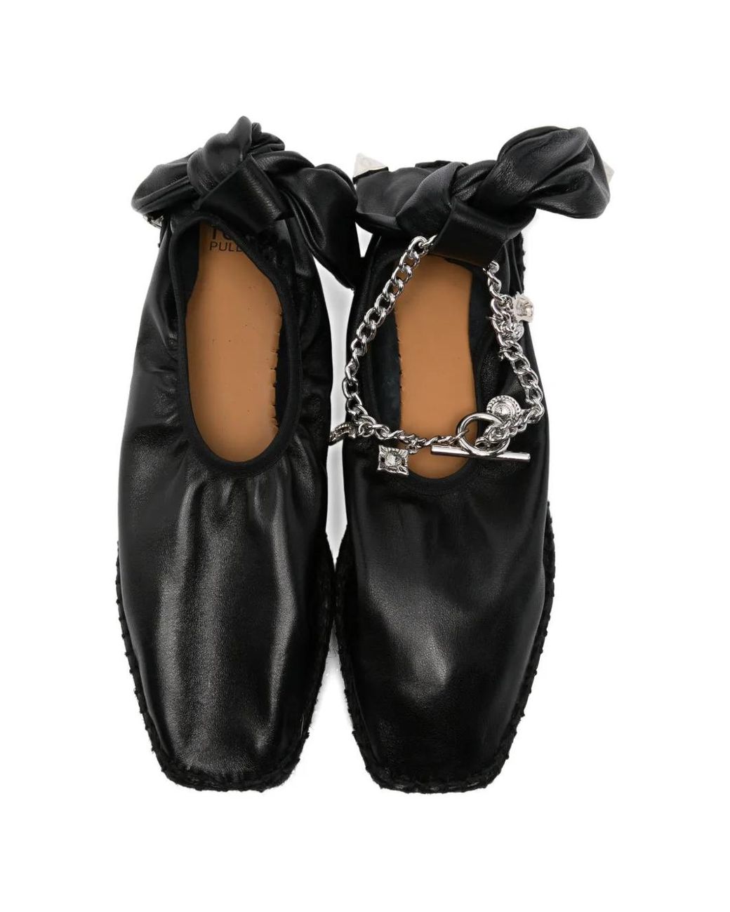 Toga Black Bow-Detail Espadrilles