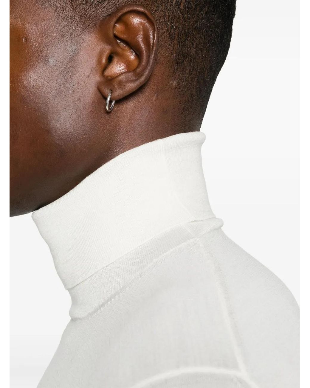 GOES BOTANICAL White Dolcevita Sweater for men