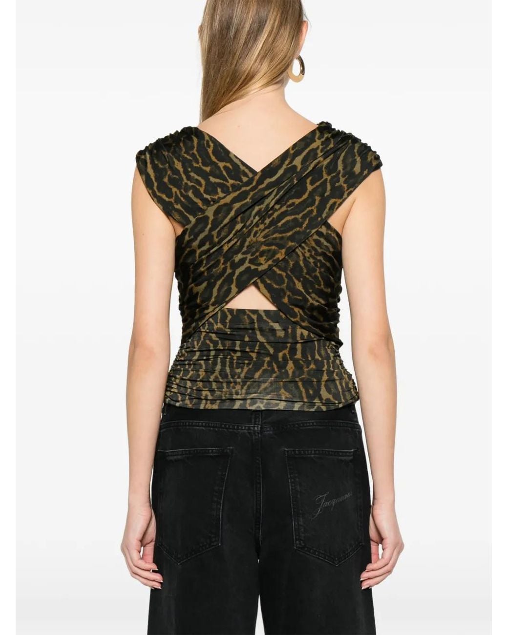 Ganni Black Blouses