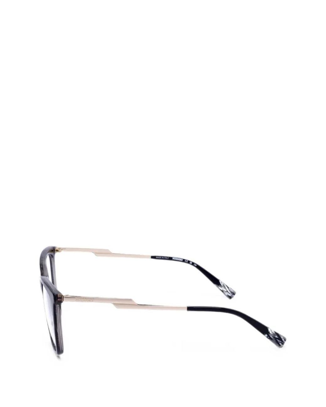 Missoni Black Square-Frame Glasses