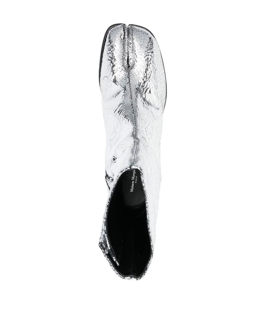 Maison Margiela White Tabi Broken Mirror Boots for men