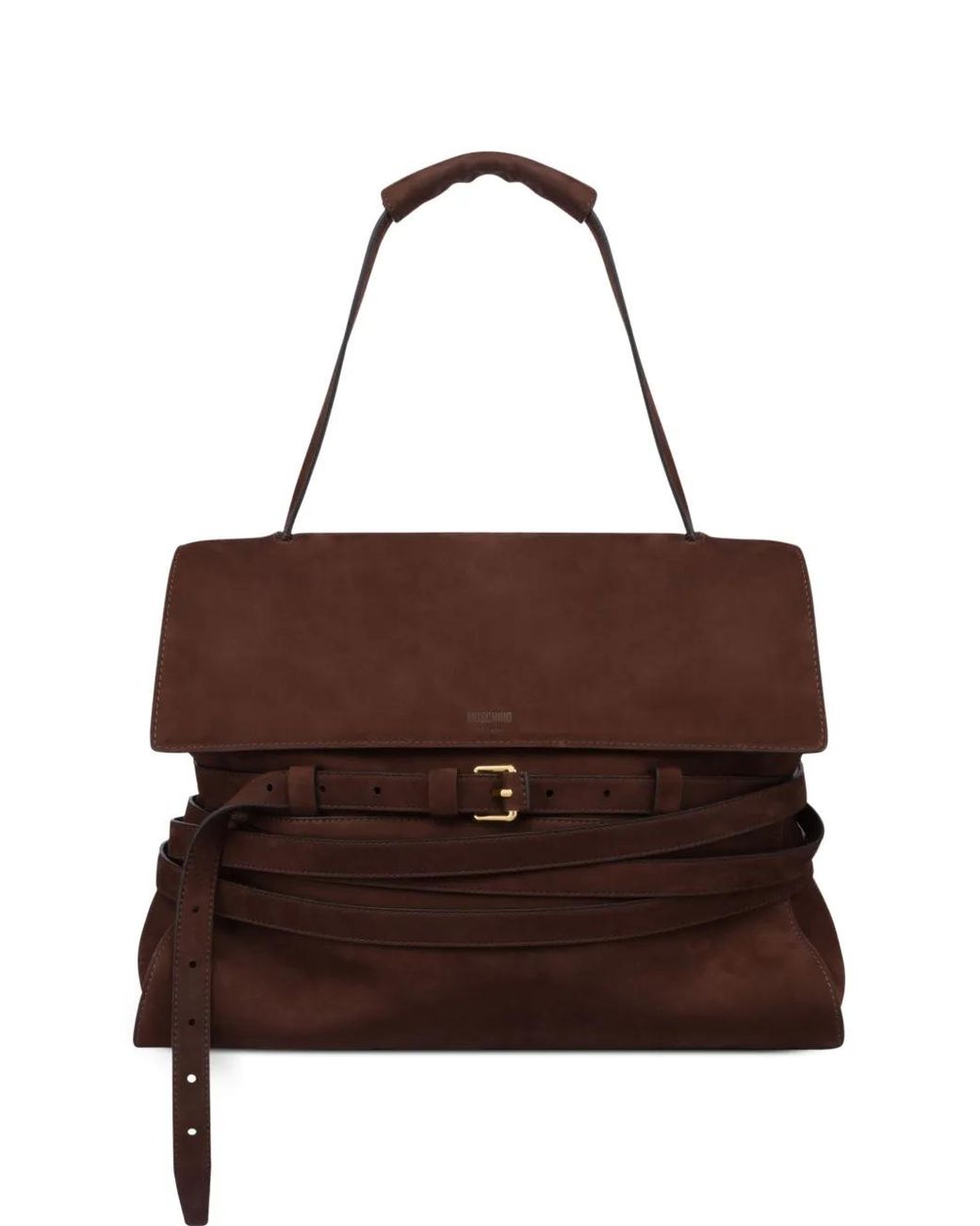 Moschino Black Sac Porté Épaule Tie Me Médium