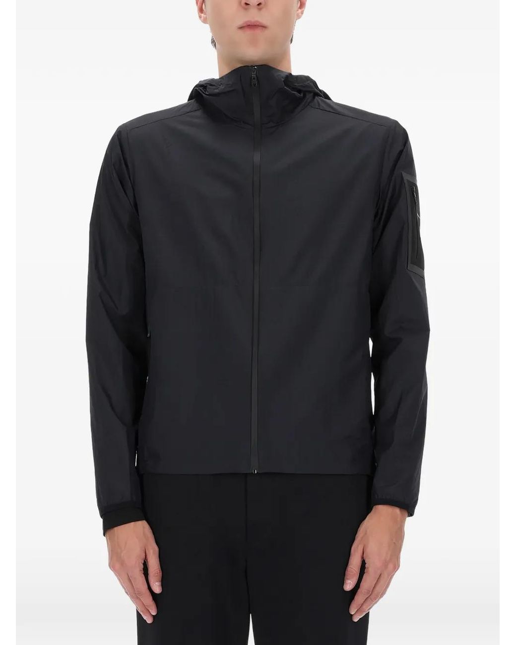 Boss Blue Zip Hooded Jacket for men