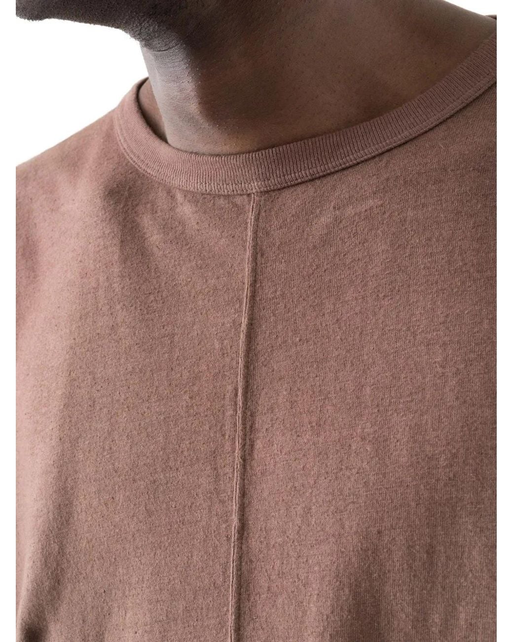 Maharishi Brown 245 Hemp Cross Loose Long-Sleeve T-Shirt for men