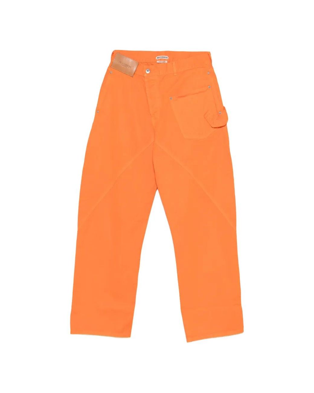 Vaqueros Con Parche Del Logo J.W. Anderson de hombre de color Orange