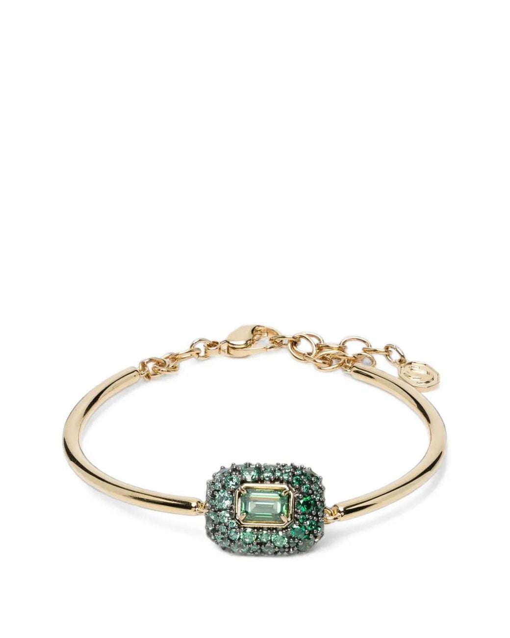 Swarovski Metallic Sublima Octagon-Cut Bangle