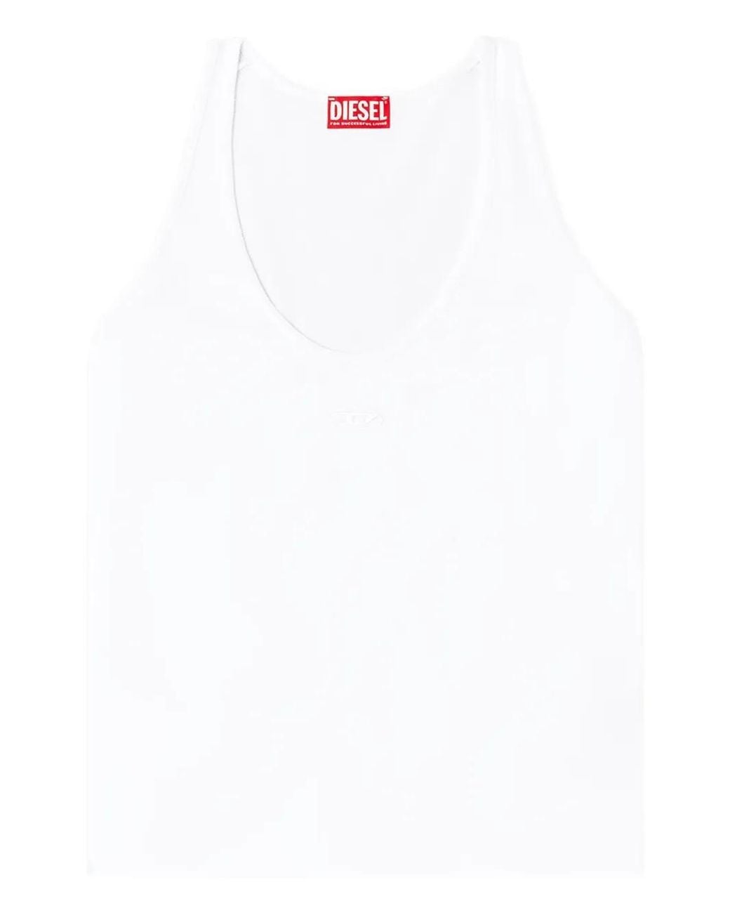 DIESEL T-Ipsya-Lkds Tanktop in het White