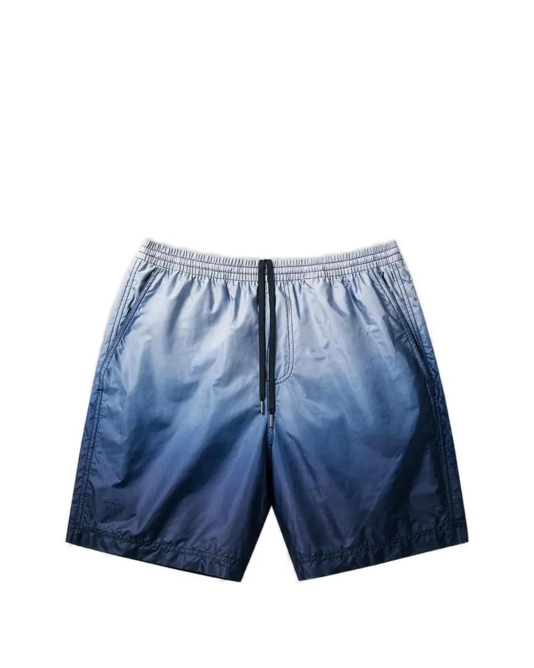 True Tribe Blue Gradient-Effect Swim Shorts for men
