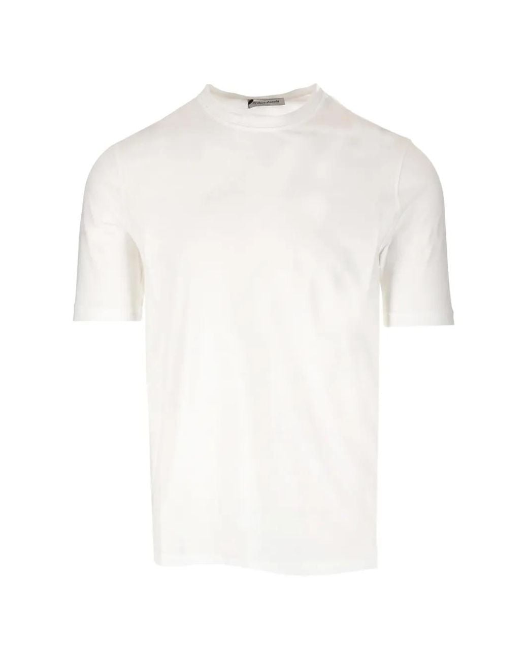 Al Duca D'aosta White Crew-Neck Short-Sleeve T-Shirt for men