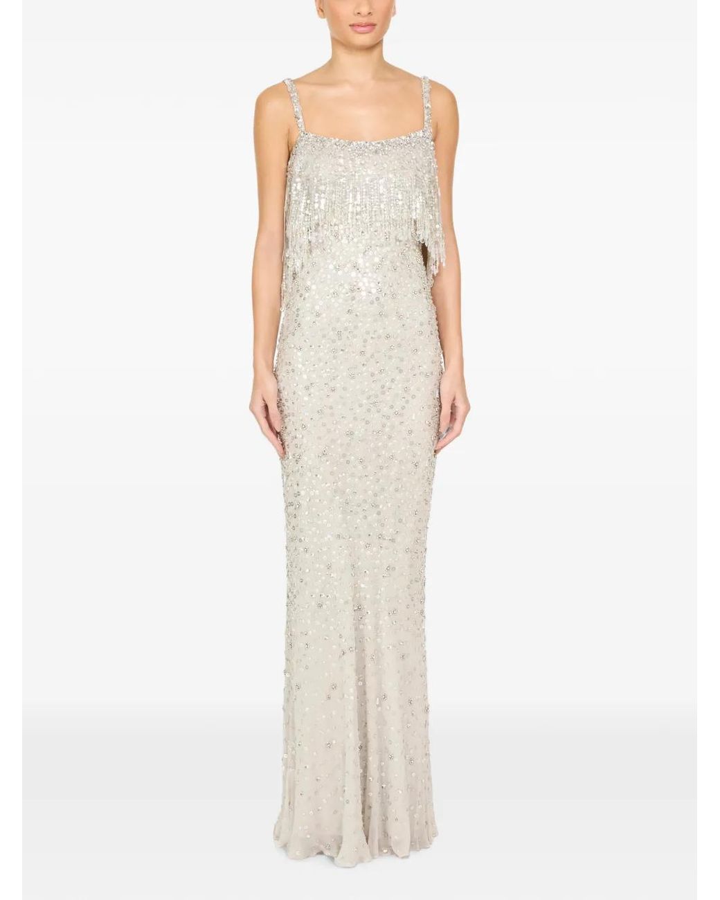 Jenny Packham White Iris Dress